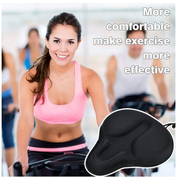 Daway Gel Bike Seat Cushion Cover Non-Slip Soft Padded Design - Picture 5 of 9